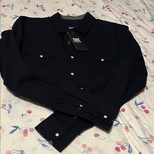 NWT FRYE black western style snap front shirt